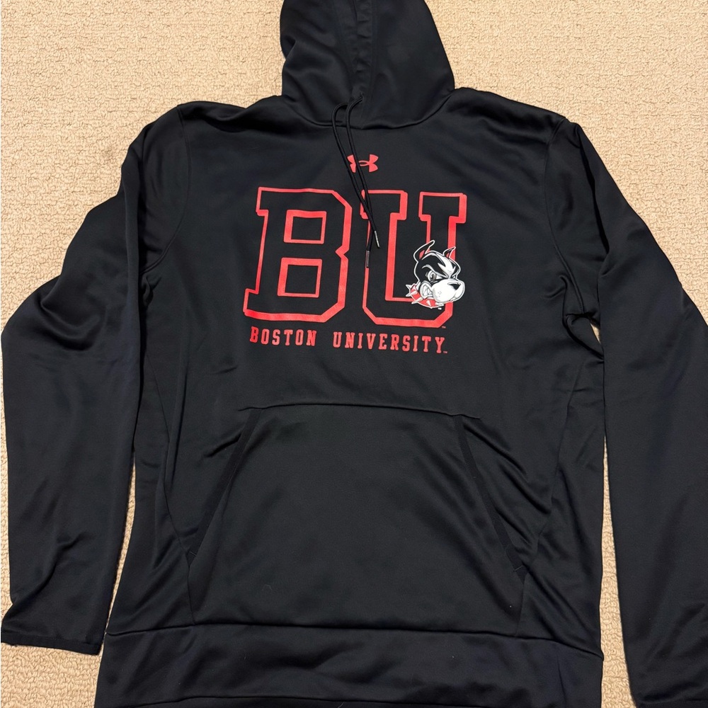 Under Armour Black and Red BU Hoodie